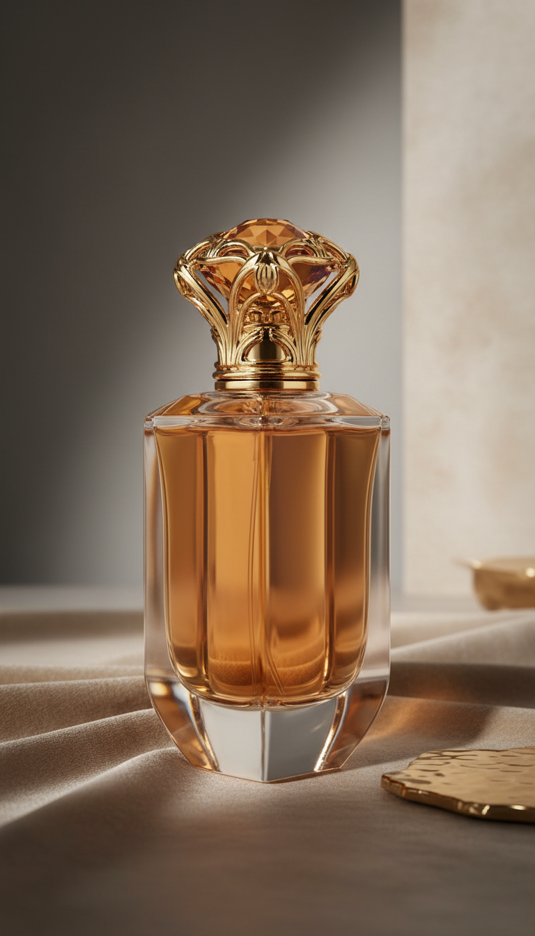 Opulent Amber Extrait Crystal Bottle